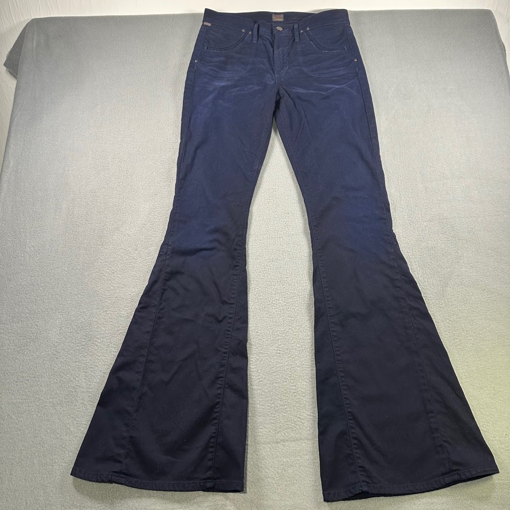 Citizens of Humanity Jerome Dahan Navy Blue Flare Leg Pants 1387-870 Size 30